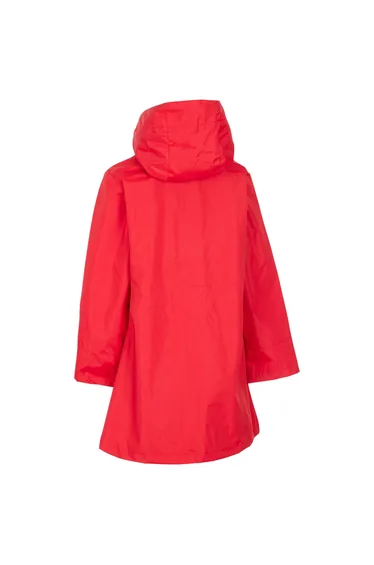 Trespass Girls Drizzling Waterproof Jacket - Red