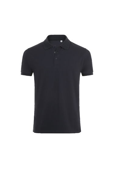 SOLS Mens Phoenix Short Sleeve Pique Polo Shirt - French Navy