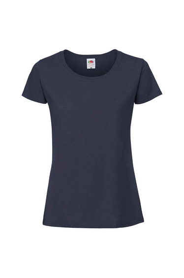 Fruit Of The Loom Womens/Ladies Iconic Ringspun Cotton T-Shirt - Deep Navy