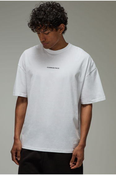 Common Pace Oversized T-Shirt - white