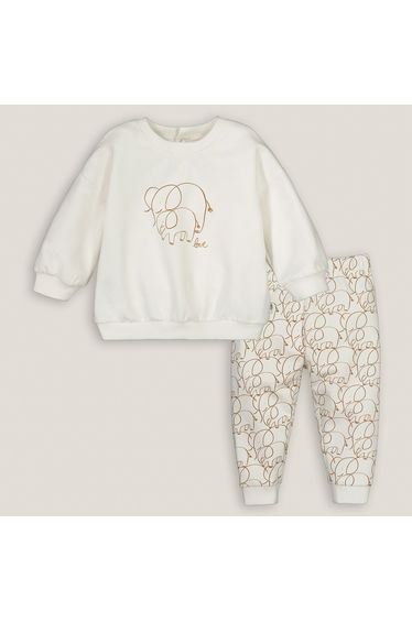 Cotton Sweatshirt/Joggers Outfit