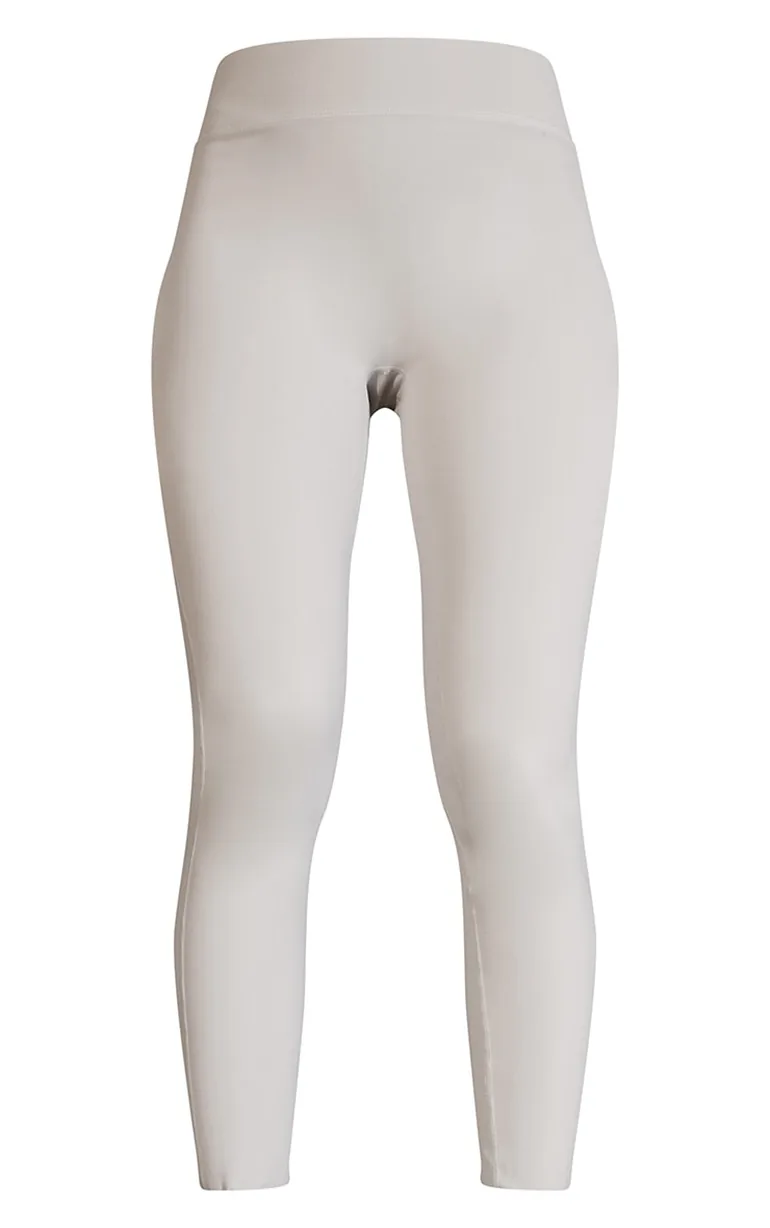 Slate Grey Sculpt High Waist Gym Leggings - 4