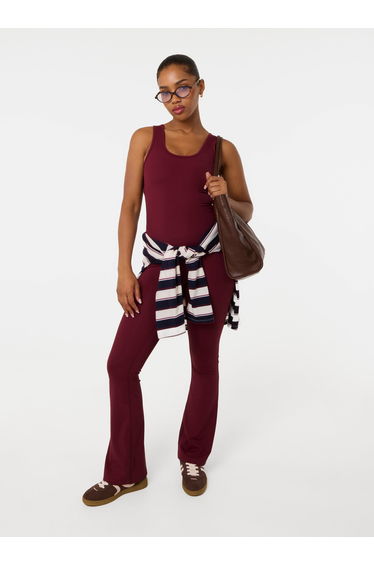 Ruched Bum Openback Unitard