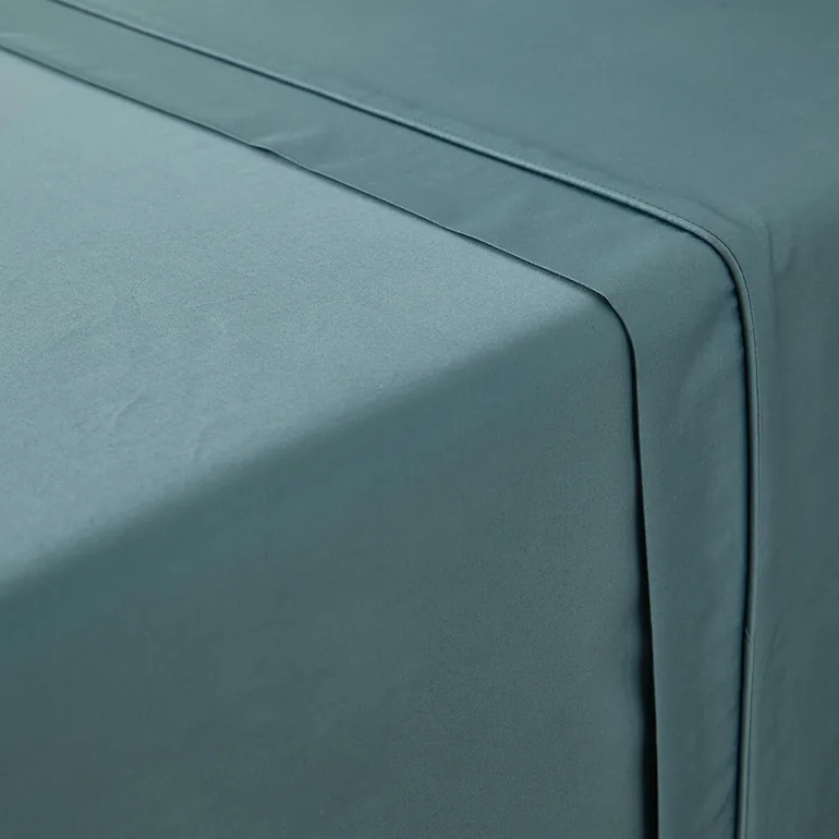 Opale Plain Cotton Sateen Flat Sheet - 3
