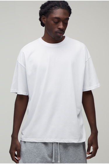 Oversized Mexico Landmark Print T-Shirt - white
