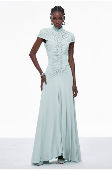 Caradog Ruch Ruffle Maxi Dress