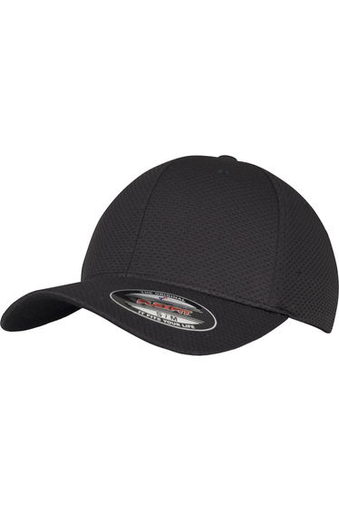 Flexfit By Yupoong Flexfit 3D Hexagon Jersey Cap - Black