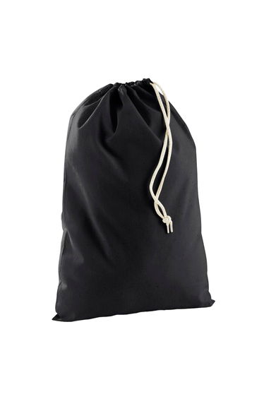 Westford Mill Cotton Recycled Stuff Bag - Black
