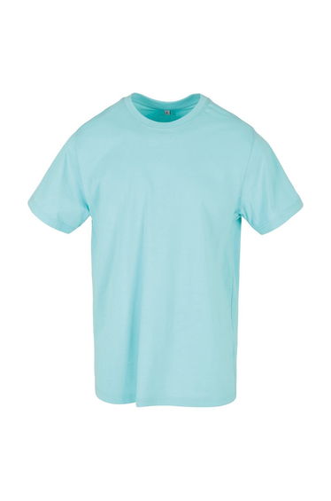 Mens T-Shirt Round Neck - Beryl Blue