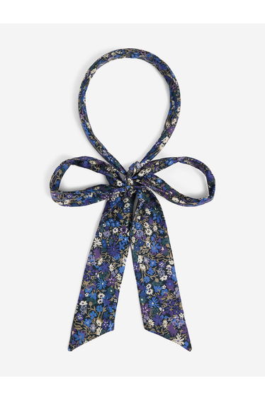 Girls Floral Anafi Headband in Blue