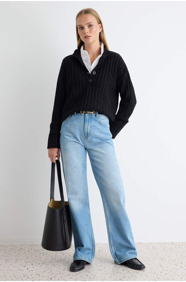 Sweater - Black - Oversize