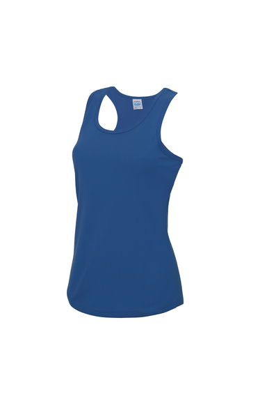 AWDis Just Cool Girlie Fit Sports Ladies Vest / Tank Top - Royal Blue