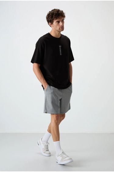 TOMMY Oversized Cotton Crew Neck Printed T-Shirt