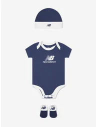 New Balance Baby Boys Bodysuit Gift Set in Navy