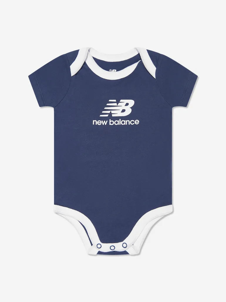 New Balance Baby Boys Bodysuit Gift Set in Navy - 1