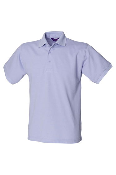Henbury Mens Short Sleeved 65/35 Pique Polo Shirt - Lavender