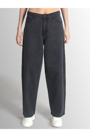 Women High Rise Baggy Fit Jeans