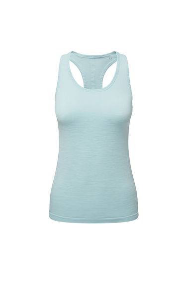 TriDri Womens/Ladies Multi Sport Melange Seamless 3D Vest - Sky Blue