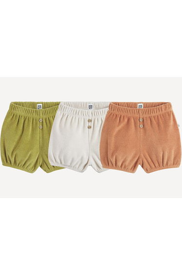 Pack of 3 Shorts in Cotton