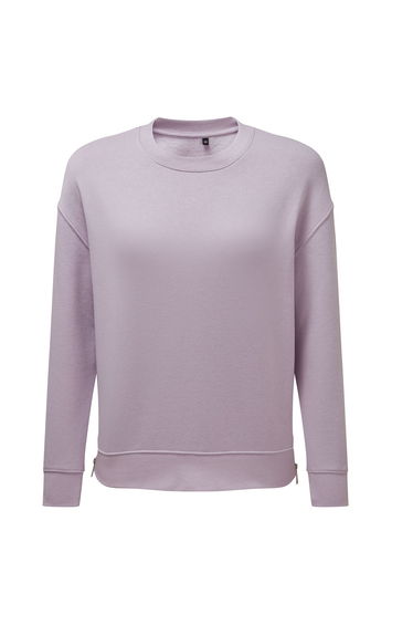 TriDri Womens/Ladies Recycled Zipped Sweatshirt - Lilac