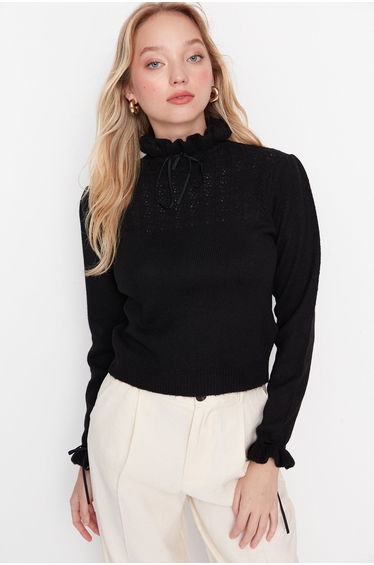 Sweater - Black - Regular fit