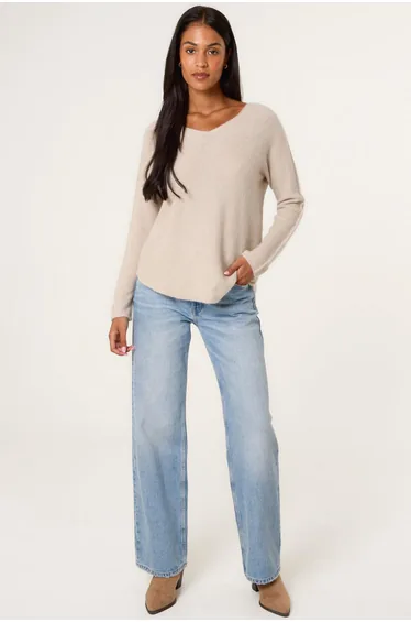 Soft Touch V-Neck Jumper