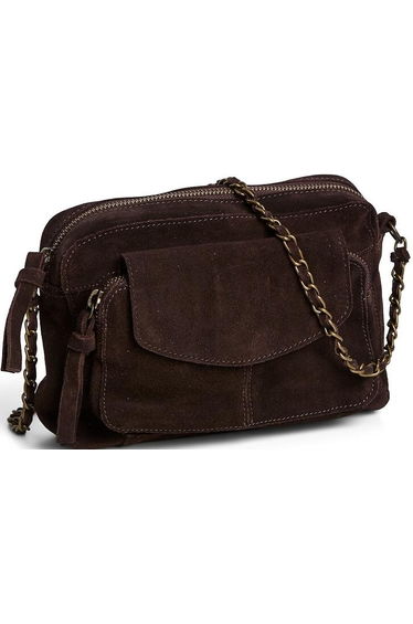 Naina Small Suede Handbag