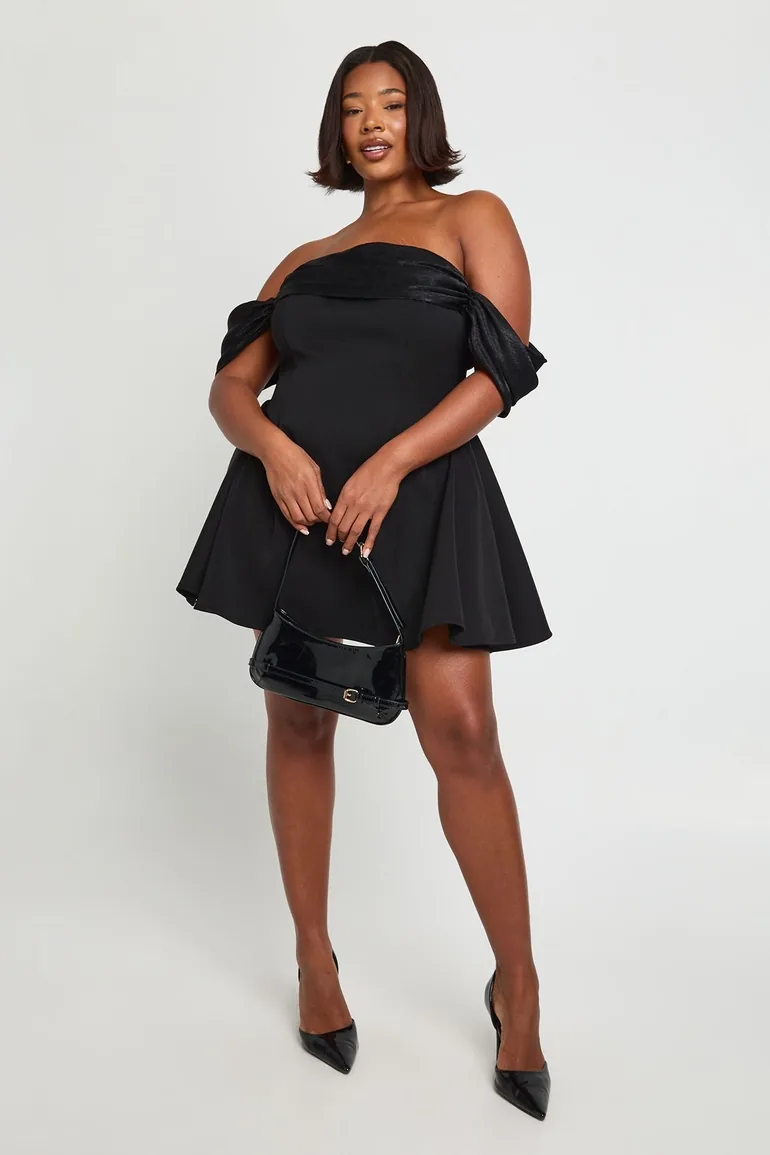 bardot black dress Thelma Maxi / | MESHKI %0D%0AColor%20may%20vary%20due%20to%20lighting%20on%20images Zephyra Collar Mini Dress In
