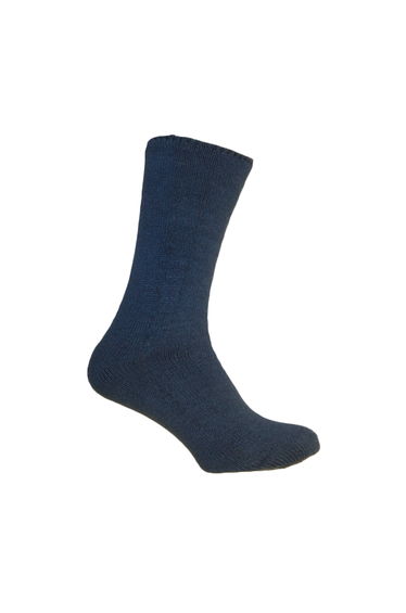 Simply Essentials Mens Heat For Your Feet Thermal Socks - Navy