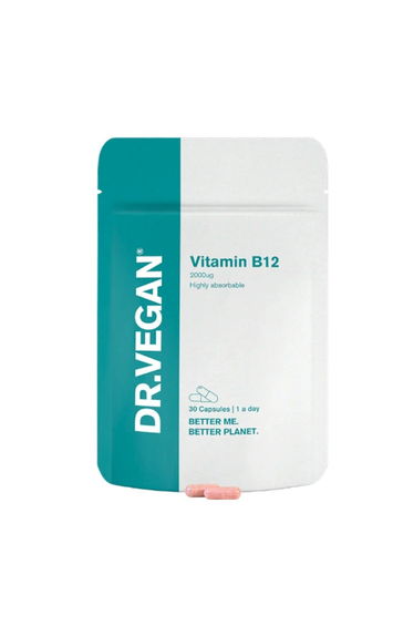 DR.VEGAN Vitamin B12, 2000ug, 30 Capsules
