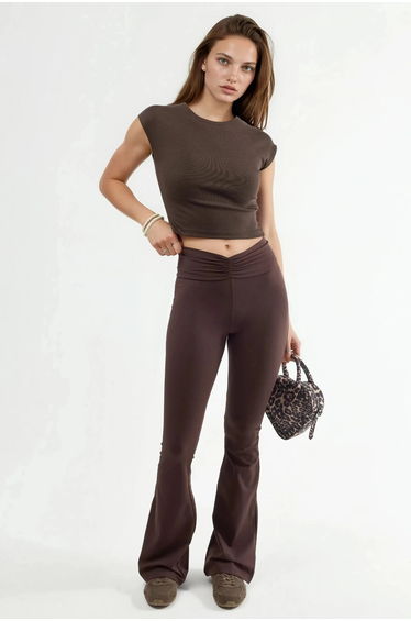 BUSEM Cropped Modal Cotton Blend Sleeveless Top