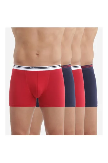 Pack of 4 Classic Colors Hipsters in Cotton