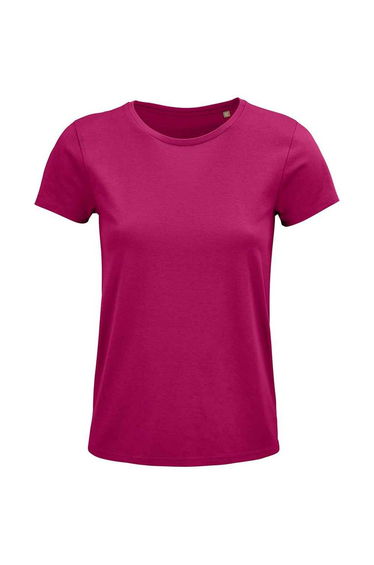 SOLS Womens/Ladies Crusader Organic T-Shirt - Fuchsia