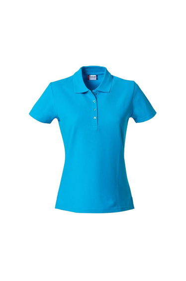 Clique Womens/Ladies Plain Polo Shirt - Turquoise