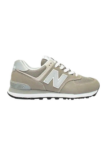 New Balance Womens/Ladies 574 Suede Wedge Trainers - Grey