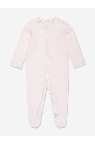 Baby Girls Logo Babygrow in Pink