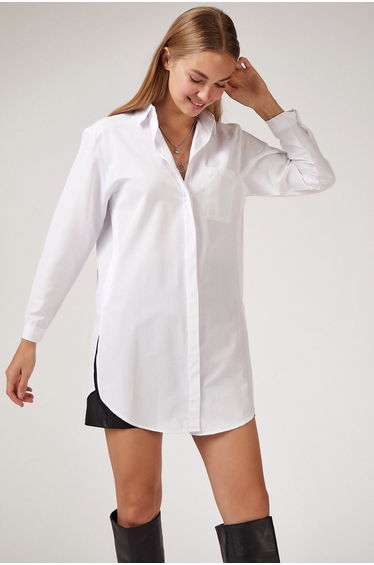 Shirt - White - Relaxed fit