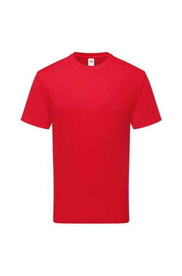Fruit of the Loom Unisex Adult Cotton T-Shirt - Red