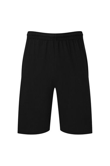 Fruit of the Loom Mens Iconic 195 Jersey Shorts - Black