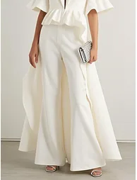 بنطلون فضفاض بخصر عالي - 1