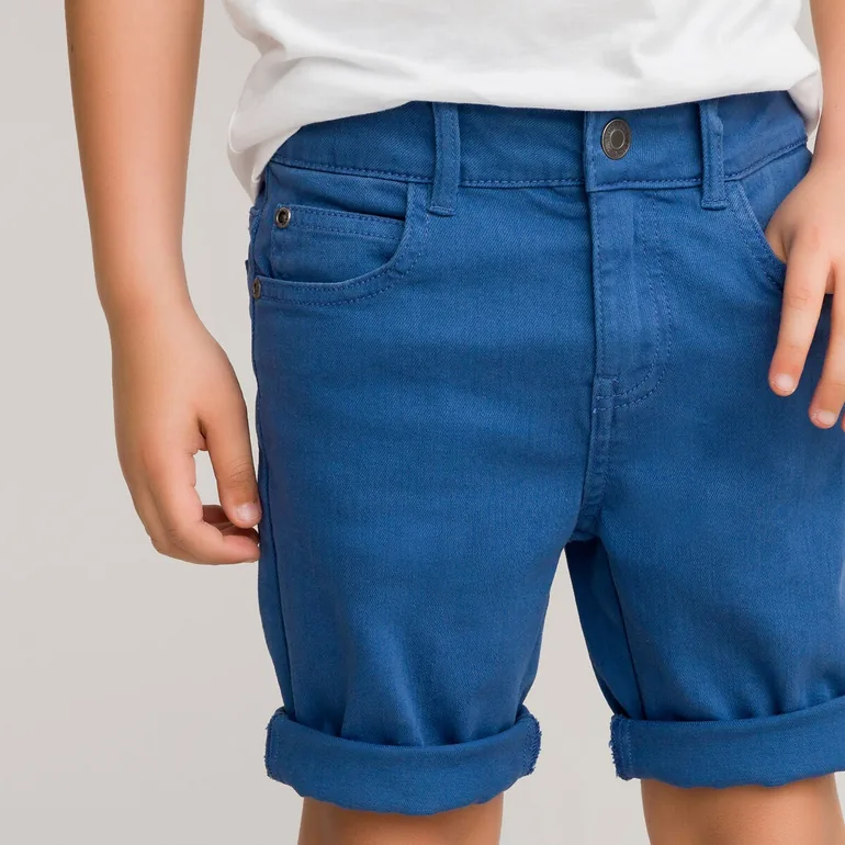 Denim Bermuda Shorts - 1
