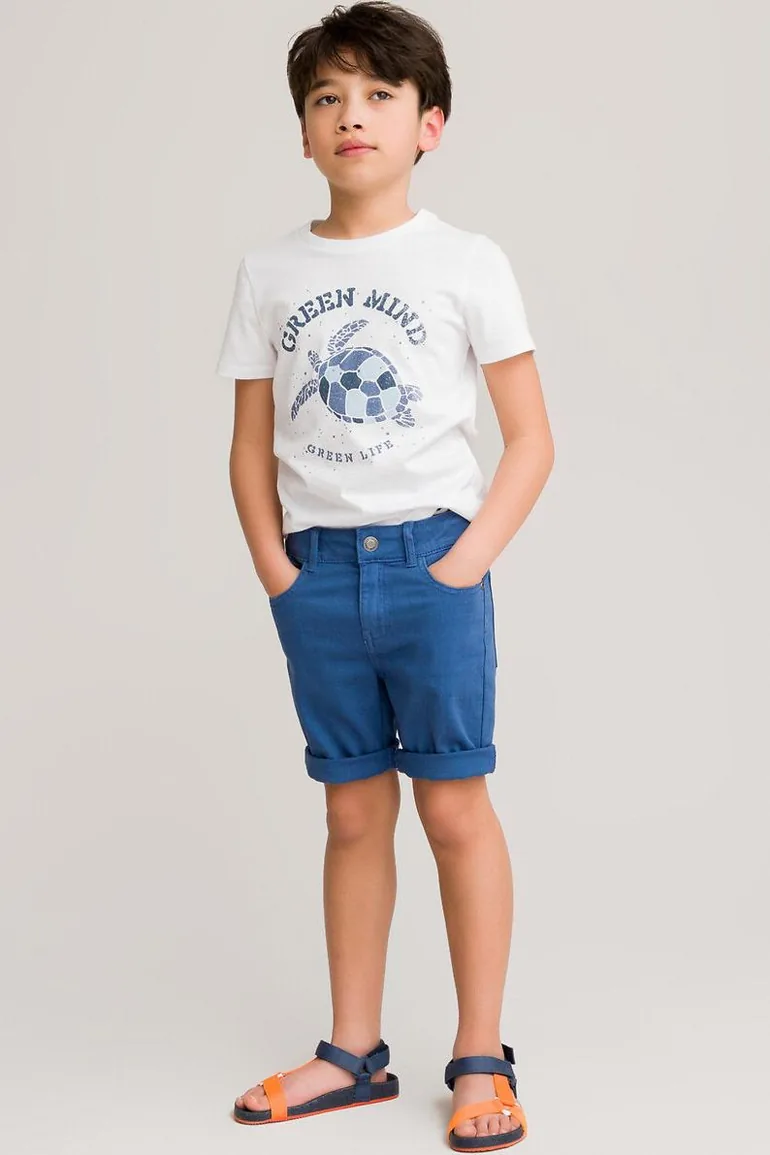 Denim Bermuda Shorts
