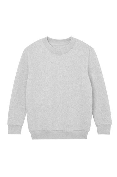 Mantis Childrens/Kids Essential Organic Sweatshirt - Heather Grey Melange Marl