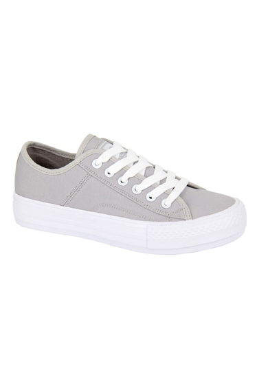 Rdek Womens/Ladies Canvas Trainers - Grey