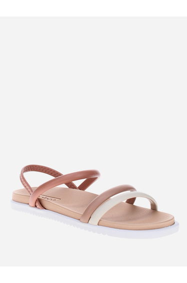 Strappy Slip-On Flat Sandals