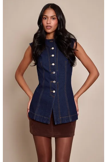 فيست بريتي ليتل ثينق باللون الكحلي- طويلات القامة