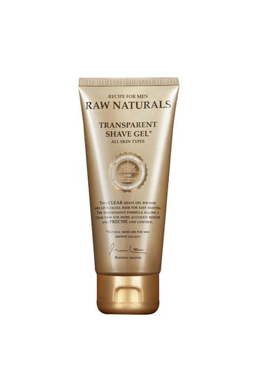 Raw Naturals Transparent Shaving Gel 75ml