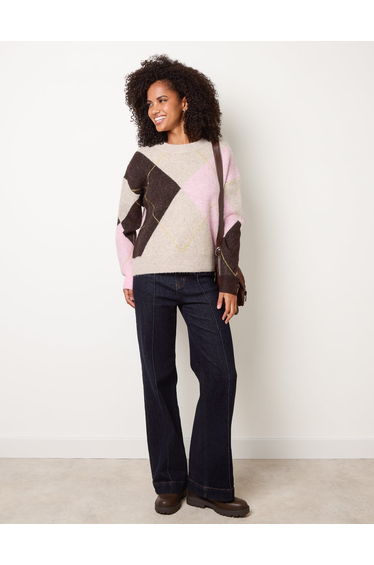 Argyle Knit Jumper product thumbnail 3