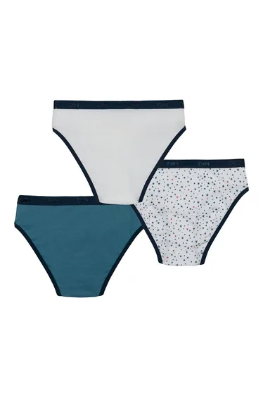 Pack of 3 Briefs in Cotton