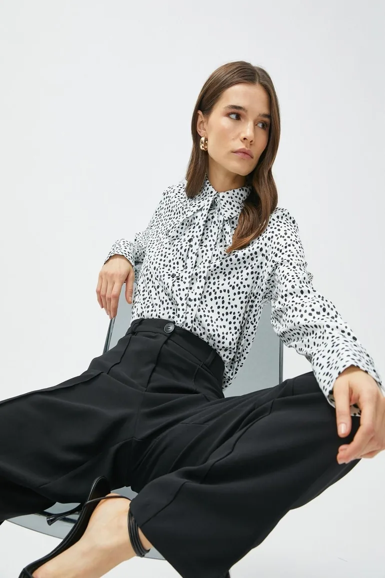 Koton Black Polka Shirt